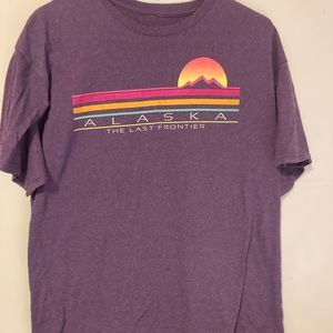 Alaska sunset t shirt. Large